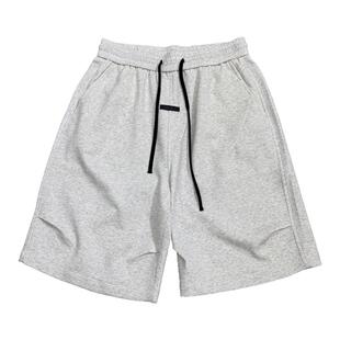 小众纯色夏季新款男款休闲裤韩版潮流宽松百搭简约运动短裤阔腿裤