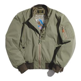 马登工装 美式空中MA1飞行员夹克棉袄军绿加厚棒球棉服外套男士冬