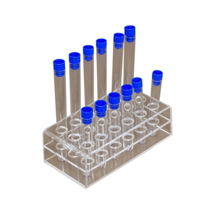 化验室样本采血试管针剂瓶架亚克力材质试管架透明有机玻璃展示架