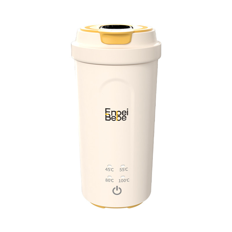 Enpeibebe电热烧水杯旅行烧水壶小型便携式办公室自动恒温保温杯
