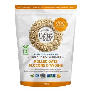 加拿大进口One Degree发芽燕麦片营养早餐煮食代餐谷物2.27kg