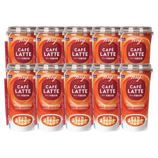 每日 我的咖啡小馆拿铁焦糖220mL*10杯/箱 韩国原装进口