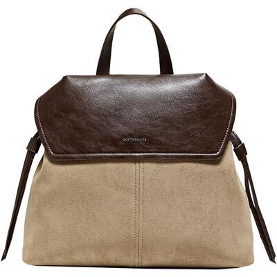 百思图新款女双肩背包