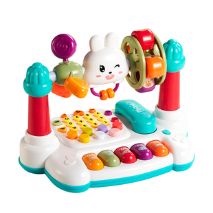 儿童电话玩具宝宝益智早教仿真手机可啃咬8一12月婴儿1岁音乐座机