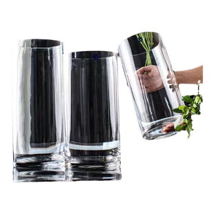 精品玻璃花瓶摆件客厅插花透明ins风马醉木吊钟水培器皿养富贵竹