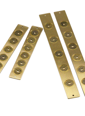 慈缘正堂鲁班尺黄铜六帝尺入户门