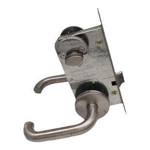 大地迪高304不锈钢防火门锁全套通用型消防通道锁配件把手消 防锁