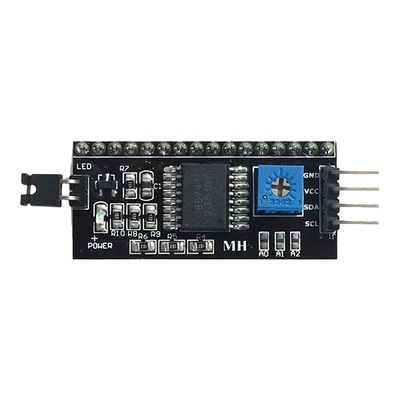 IIC/I2C/接口 LCD1602/2004A液晶屏转接板 串口1602转接板
