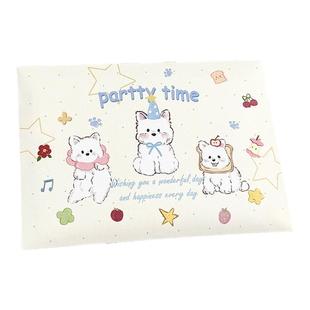 可爱面包狗狗信封信纸ins风手写仪式感贺卡浪漫创意节日祝福礼物