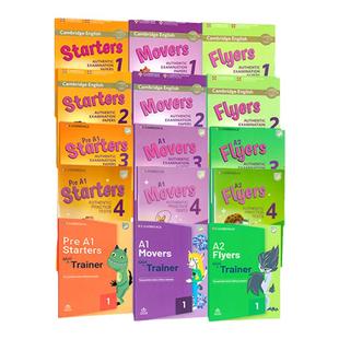 剑桥少儿英语yle考试全真试题一 二 三级考试教材 剑桥国际少儿英语Cambridge English Pre A1 Starters剑桥YLE官方模拟考试真题集