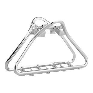 小众金属镂空三角抓夹女夏2026年个性盘发抓夹高级感鲨鱼夹子头饰