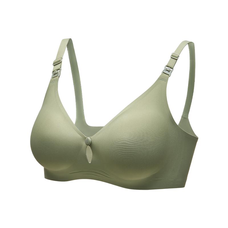 物苑哺乳防下垂孕妇产后喂奶浦乳内衣大胸纯棉大码哺内衣夏季薄款