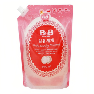 韩国婴儿洗衣液无磷型1300g新生儿洗衣液袋装家用宝宝保液宁