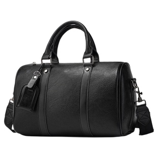 黑武士男包2026新款斜挎包男款波士顿包头层牛皮真皮单肩包手提包