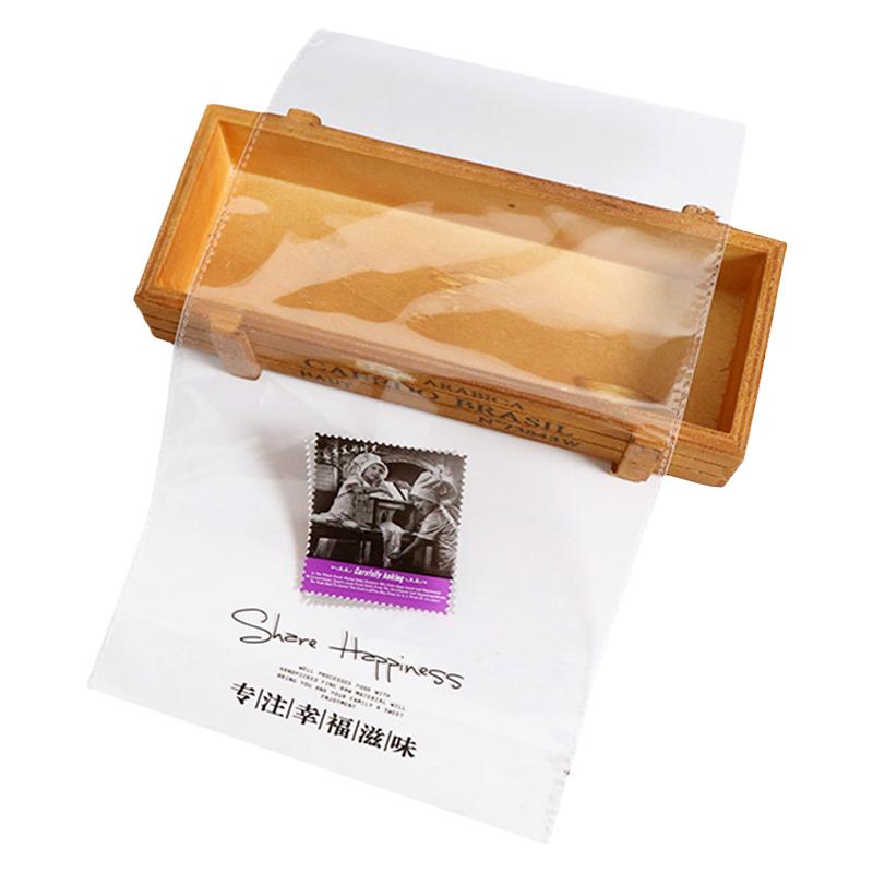 吐司面包包装袋烘焙包装透明饼干袋切片450g封口扎丝食品包装袋子
