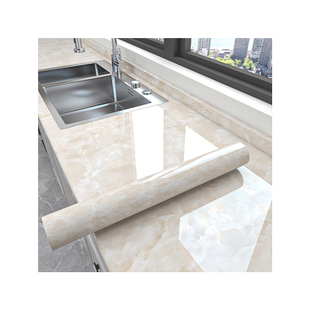 厨房防油贴纸防水自粘墙纸灶台面保护垫大理石翻新贴膜防火耐高温