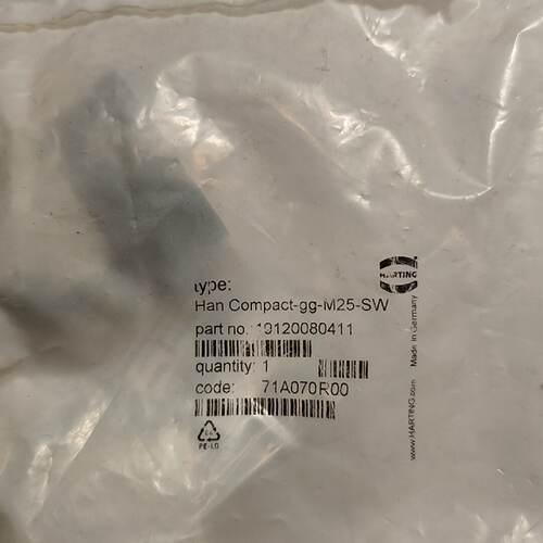 议价harting哈丁浩亭连接器Compact-gg-M25-S