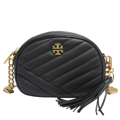 百搭牛皮菱格链条包女