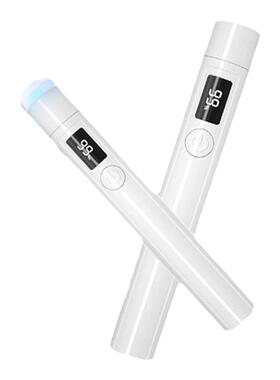 手持美甲一字灯支架360度旋转多功能小型便捷屏显光疗灯速干烤灯
