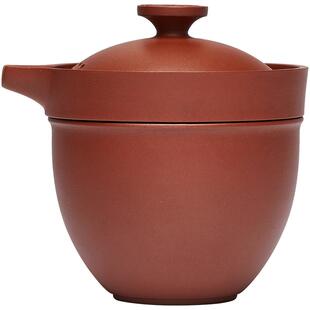 紫砂盖碗茶杯手抓壶三才碗带嘴一壶一杯旅行泡茶壶功夫茶具快客杯