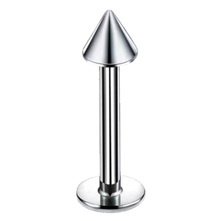 外螺纹恶魔钉角亚文化侧唇钉直钉长尖锥直杆基础款钉医用钛钢饰品