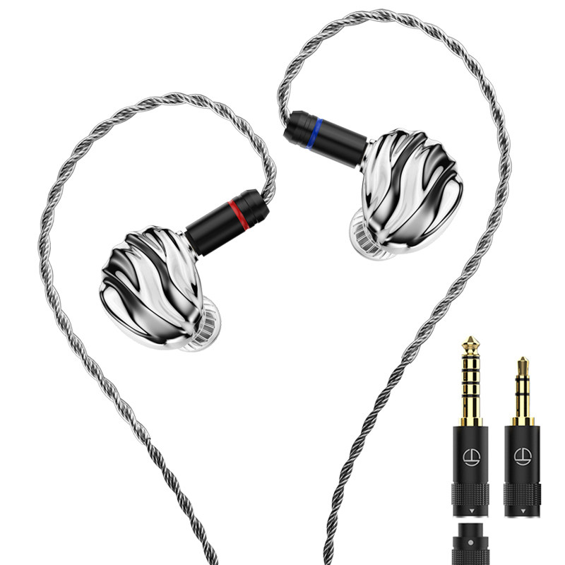 贝壳&平板动圈混合HIFI发烧耳机