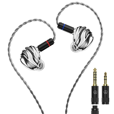 贝壳&平板动圈混合HIFI发烧耳机