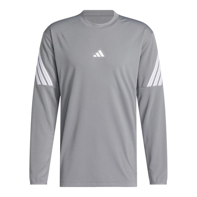 Adidas/阿迪达斯正品春秋男士透气圆领针织篮球训练长袖T恤KB7736