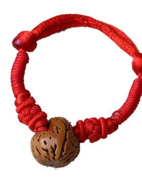 宝宝手链桃木宝宝婴儿平安桃篮