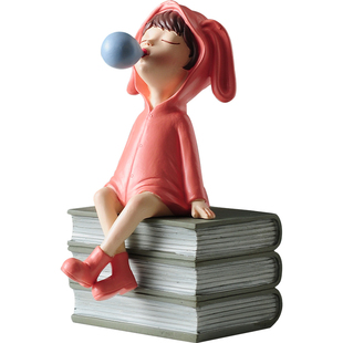 客厅书房书架书柜书桌创意儿童房摆件现代家居装饰品摆设女孩礼物