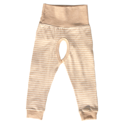 天然彩棉高腰婴儿男童秋装开裆裤