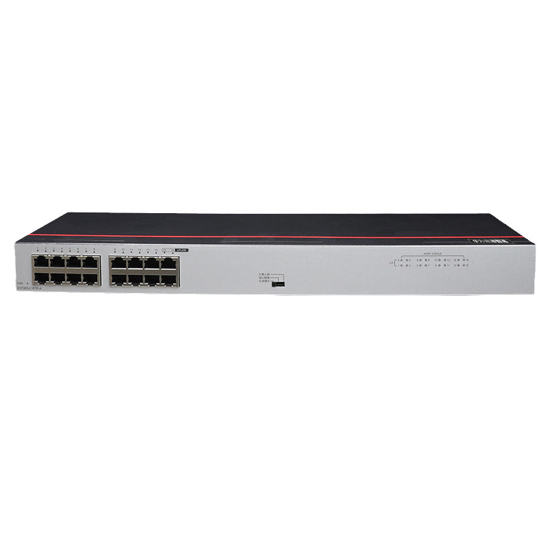 华为数通智选交换机S1730S-L16TR-A 16口千兆企业级兼容百兆网络分流器即插即用高速中小办公室园区网吧宿舍