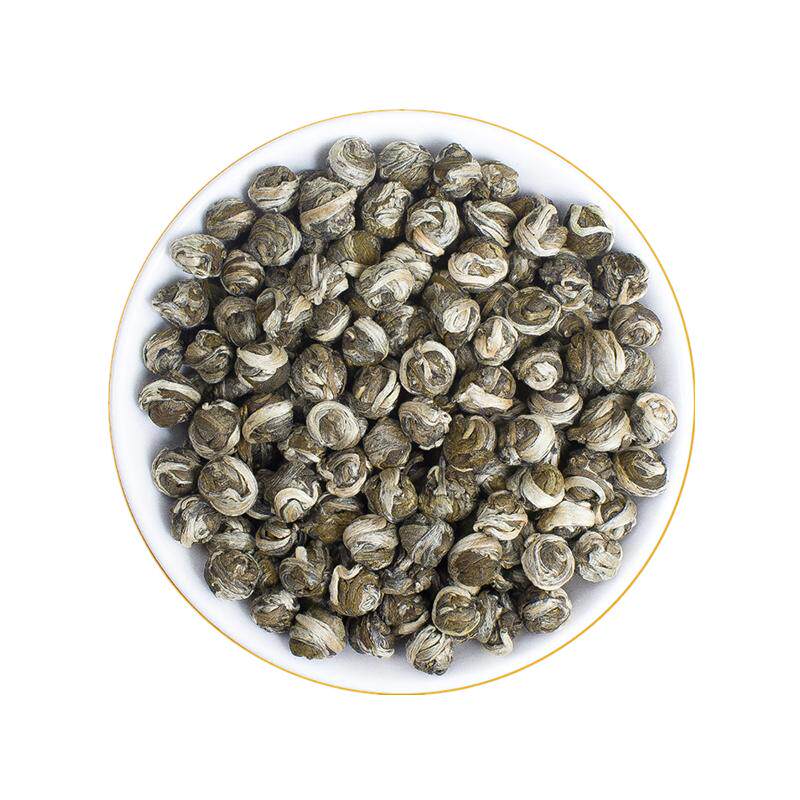 茉莉花茶龙珠雪花珠浓香型特级绿茶2026新茶叶送礼礼盒罐装250g