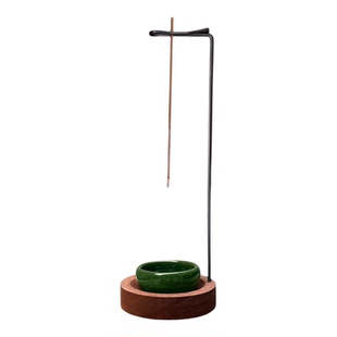 倒挂香炉座实木红木沉香托香盘香架抖音爆款檀香薰底座瓷器香插