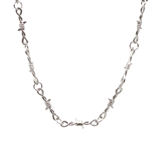 CRIVLA国潮荆棘项链男女ins港风潮百搭简约网红原创嘻哈锁骨链子