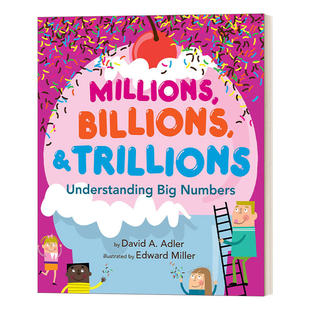 英文原版绘本 Millions Billions & Trillions 数百万数十亿和万亿 理解大的数字 儿童数学启蒙绘本6-8岁 英文版 进口英语原版书籍