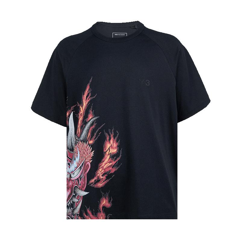 Y-3男经典宽松短袖T恤男