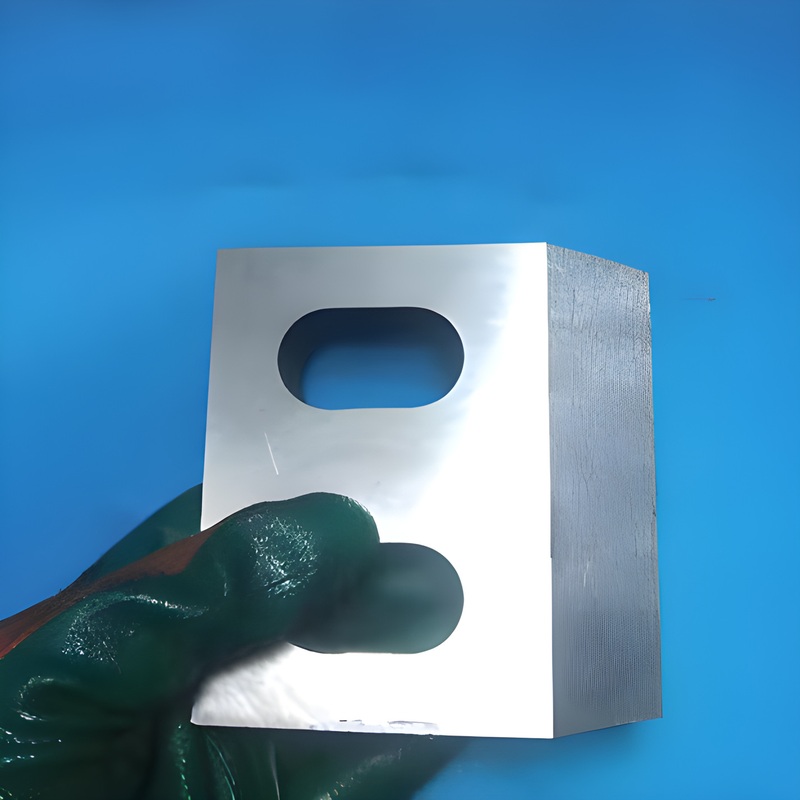 批发塑料粉碎机刀片锰钢SKD11PVC尼龙304050碎料镶锋钢粉碎机配件