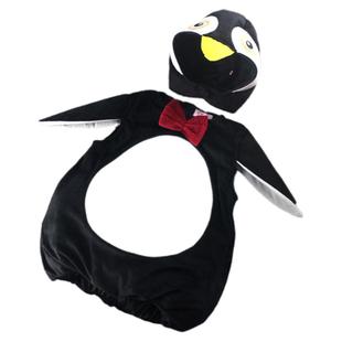 圣诞节儿童服装小企鹅卡通动物表演服男女宝宝cosplay元旦演出服