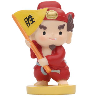魁星点斗小摆件创意神仙公仔旗开得胜考试励志礼物考公考研送朋友