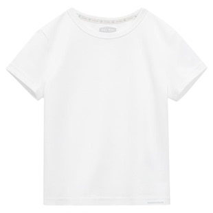 马登可露丽风7A抗菌圆领T恤复古基础内搭打底正肩短款半袖夏女士