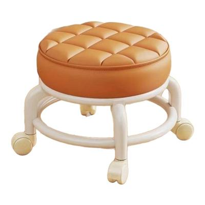 【首单立减】圆凳子带轮旋转擦地矮凳带娃学走路凳修脚凳带娃神器