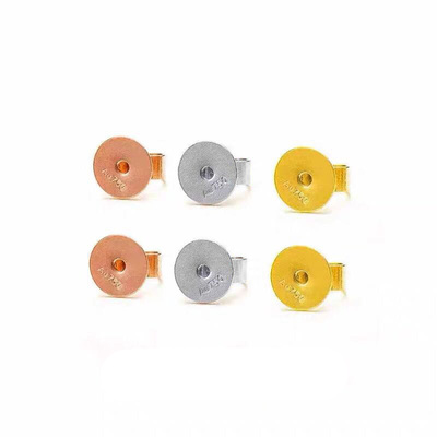 18k金平底耳壁耳迫饰品耳堵