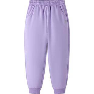 加绒加厚|361°童装男女童裤子针织长裤2025冬季新款儿童运动长裤