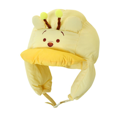 迪士尼蜜蜂小熊加厚雷锋帽女冬季