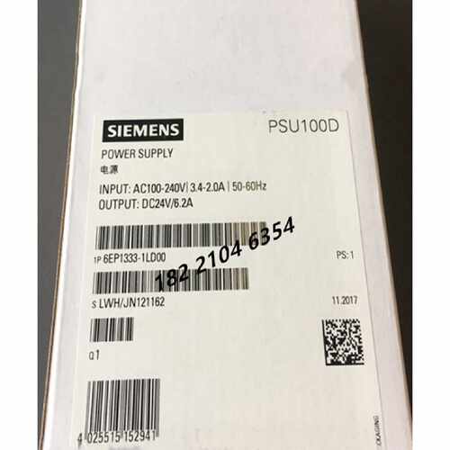 议价6EP1333-1LD00 PSU100D 24 V/6.2 A 调节型电源6EP13331LD00