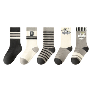 儿童袜子秋冬新疆长绒棉袜男女童宝宝中大童中筒无骨袜秋冬款童袜