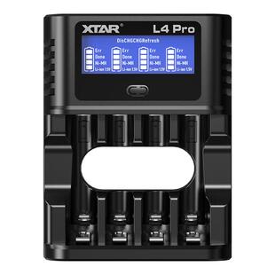 XTAR L4Pro锂电池充电器多功能5号7通用镍氢电池容量修复激活神器