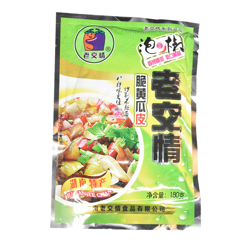 老交情湖南特产酒店饭店黄瓜皮