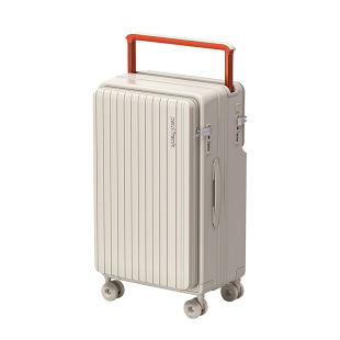 【新品】大嘴猴侧开盖行李箱女可扩容前置开口PC旅行箱深仓拉杆箱